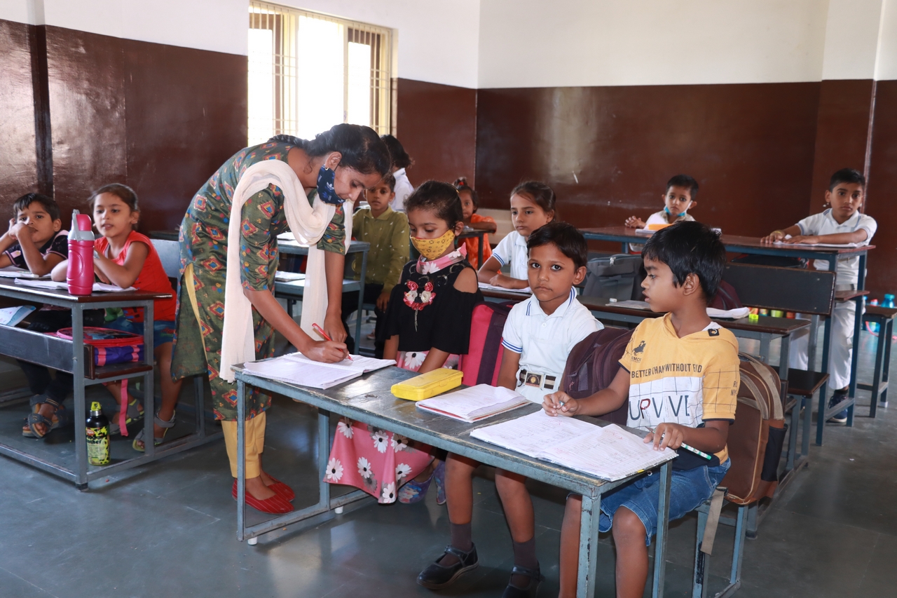 Students at New Life Model School